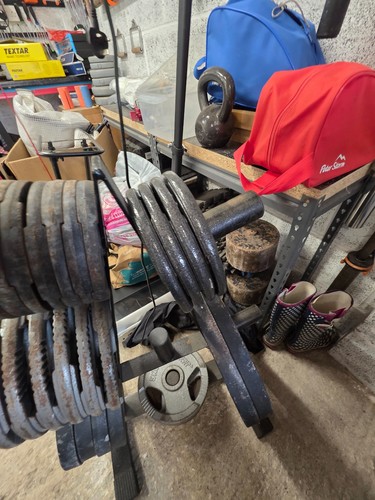 5kg weight plates 2 - 4x, 2.
