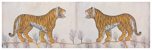 Original pair tiger - original, paintings