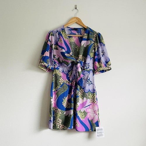 Asos purple tie - front, mini