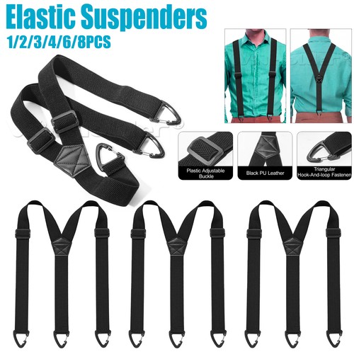Lot 8pc elastic - lot, 1/2/4/8pc