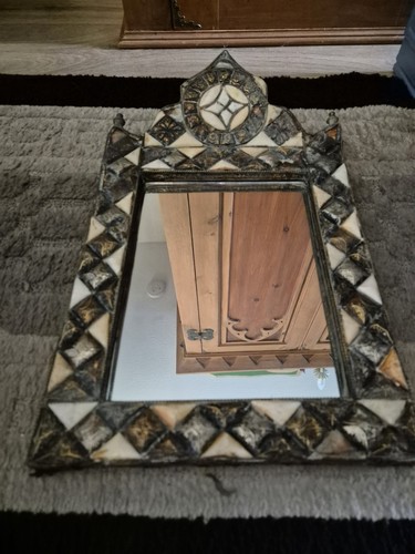 Antique moroccan wall mirror - wall,