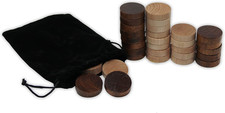 Wooden Backgammon and Checkers