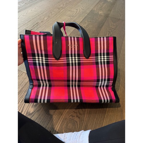 Kate spade pink - plaid, tote