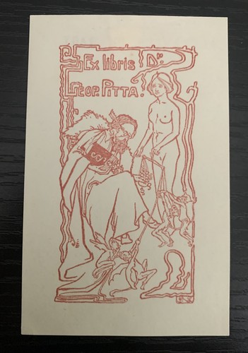Secessionist bookplate - secessionist,