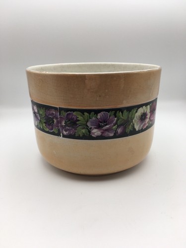 Vintage ceramic plant pot - vintage,