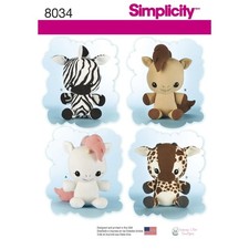SIMPLICITY 8034 Children's Toy