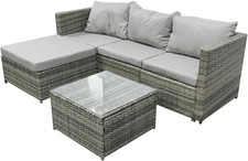 Garden Corner Sofa Rattan