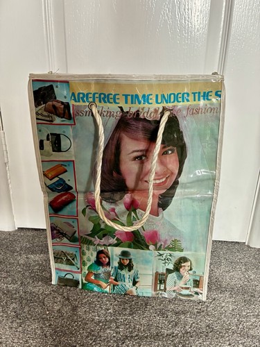 Vintage 1960s vinyl plastic - vinyl,