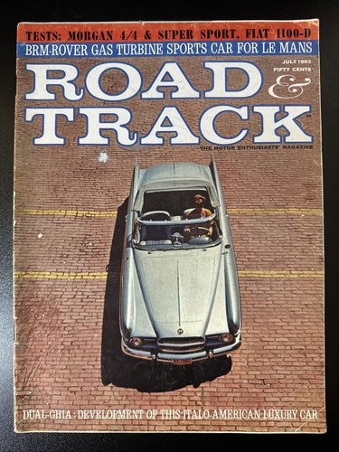 Road and track july - and, 1963