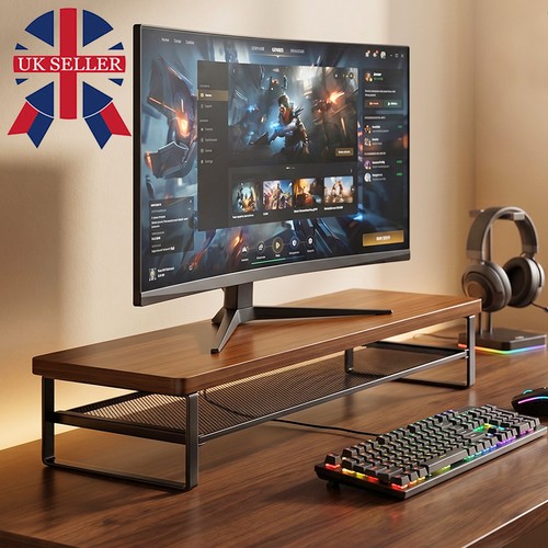 Tier wood monitor stand - 2,