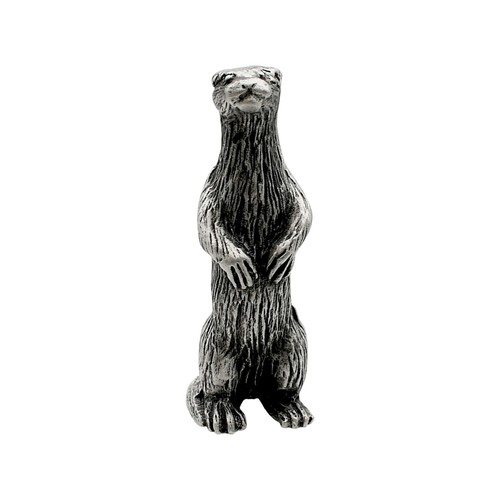 English made pewter - pewter, meercat