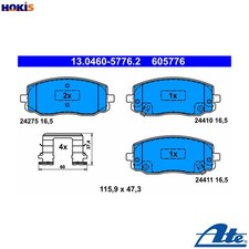 BRAKE PAD SET DISC BRAKE