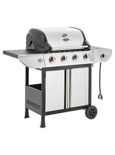 4-Burner Gas Grill with Side