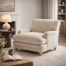 Martha Snuggle Chair Cream