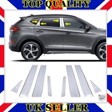 Chrome Door Pillar Trim 8 pcs