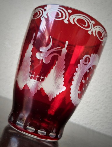 Antique egermann ruby red - antique,