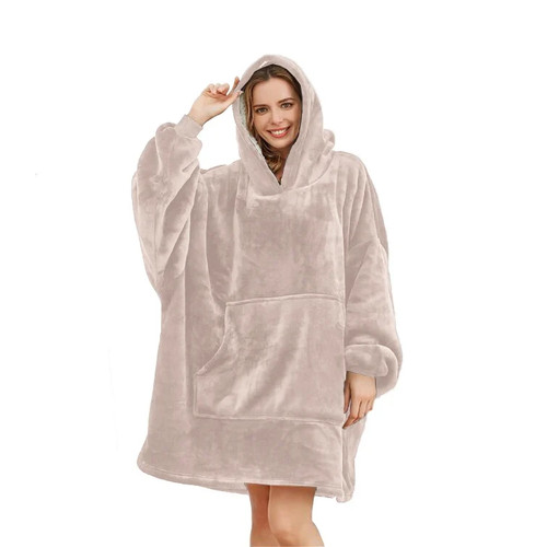 Fleece hoodie blanket - fleece,