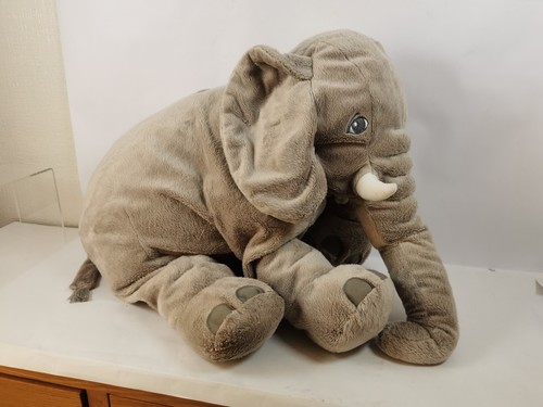 Large ikea grey elephant soft - large,