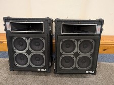 Toa 400w speakers - toa,