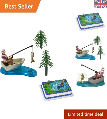Multicolored fisherman boat - fisherman,