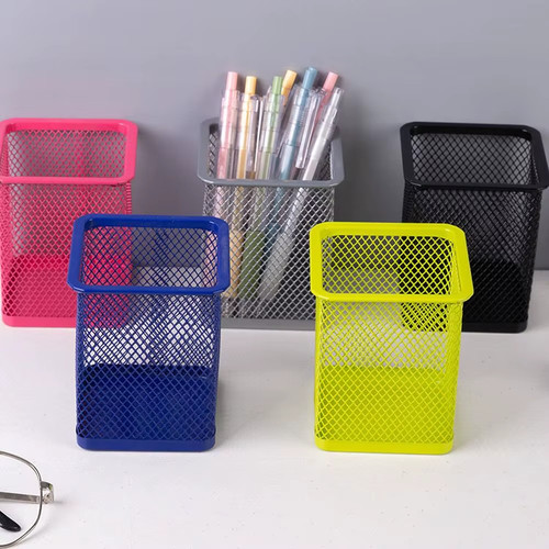 Desk tidy mesh - mesh, pen