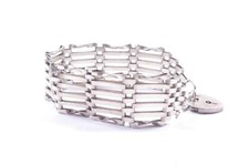 Vintage Bar Gate Bracelet 925