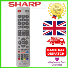Genuine Sharp LED / LCD Tv Remote Control LC50UI7222K , LC50UI7222E