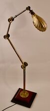 Rare Industrial Brass Daisy Cog Dugdills Floor Lamp
