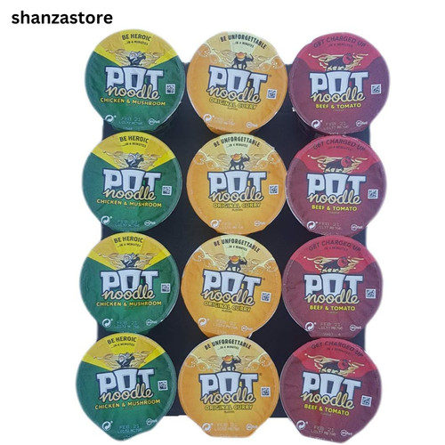 Pot noodles selection pack - pack, 3