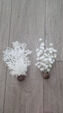 BiOrb Bonsai Ball And Sea Fan- White Aquarium Fish Tank Plant Decor Small Size