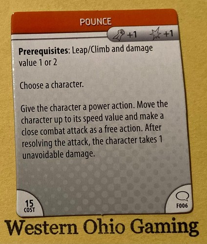 Heroclix pounce f006 - heroclix, #f006