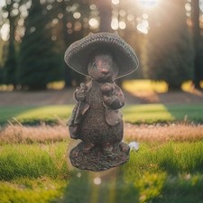 Benjamin Bunny Resin Garden Ornament Beatrix Potter Figure