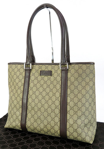 Authentic gucci brown pvc - gucci,