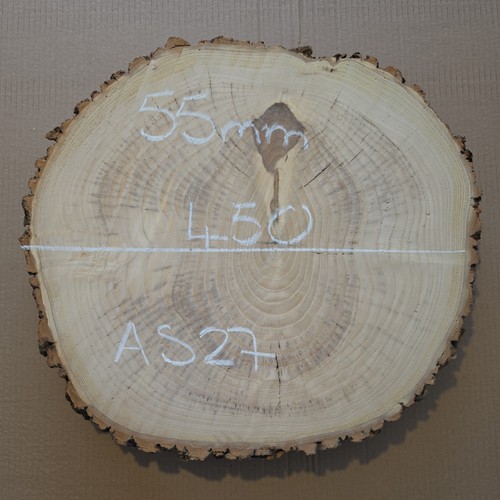 Ash cookie slice hardwood - cookie,