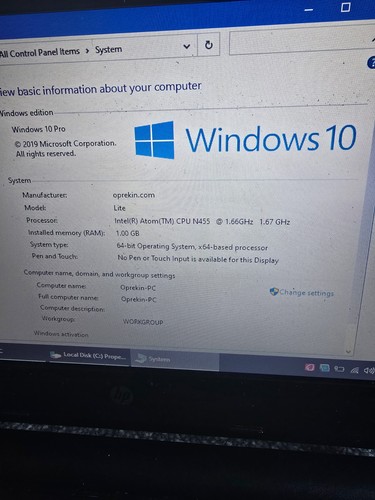 Mini 110 3100 netbook - netbook, intel