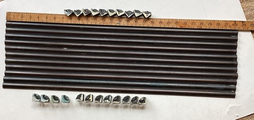 Stair rods 8 - stair, long