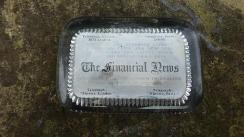 Rare antique glass advertising - antique,