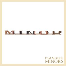 Morris minor chrome boot - morris, badge