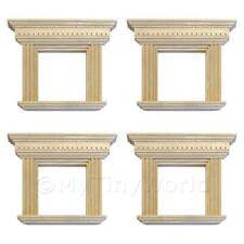 4 x Dolls House Square Wood