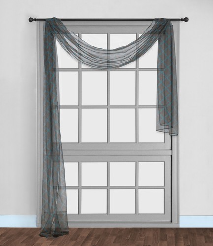 1pc chevron scarf - 1pc, valance