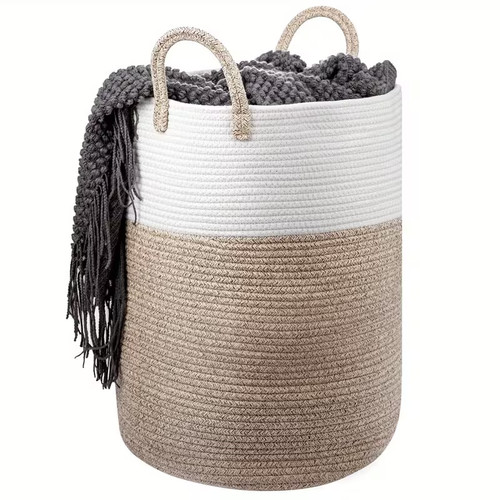 58l large cotton rope basket - cotton,
