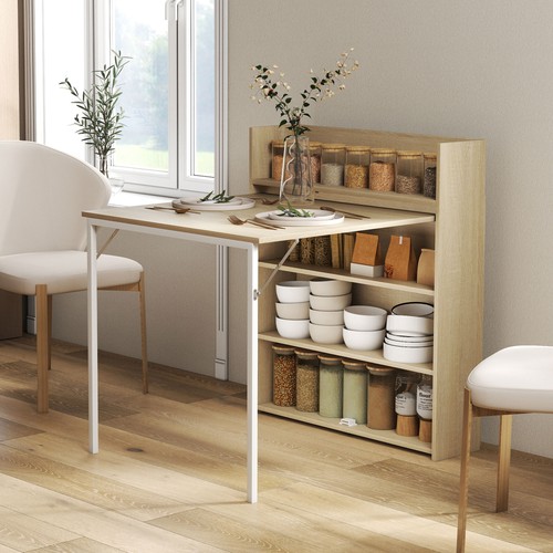 Homcom folding dining table - homcom,