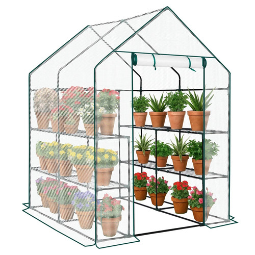 Mini walk greenhouse with - mini, walk-in