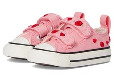 Toddler CONVERSE CTAS 2V OX Jelly Fish Jitter/Red Roses Size 8 (A15675F) NEW