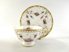 BEAUTIFUL ROYAL CROWN DERBY "ROYAL ANTOINETTE" A1225 CUP & SAUCER REF 96/4