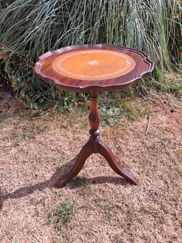 Vintage leather top plant wine - top,