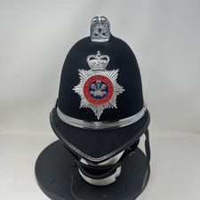 South Wales Bobby Helmet/Custodian Helmet With Chin Strap Size 6 7/8