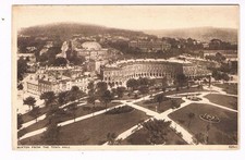 BUXTON POSTCARD - Buxton from the Town Hall Derbyshire