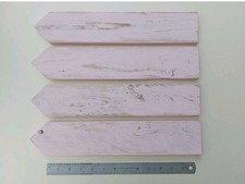 4 Handmade Pink Blank Rustic
