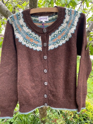 Brora shetland cardigan - shetland,